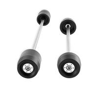 For S1000RR S1000R S1000XR S 1000 R RR XR Motorcycle Front Rear Axle Fork Crash Sliders Wheel Protector Falling Protection(Silver)