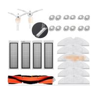 For S50 S51 S55 S6 S6 Pure Accessories Vacuum Cleaner Parts Washable HEPA Filter Main Brush Side Brush (Color : 25pcs)