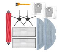 For S7 MaxV/Plus/Ultra G10S / G10S Pro Vacuum Cleaner Hepa Filter Dust Bags Side/Main Brush Cover Rags Parts (Color : Set19)