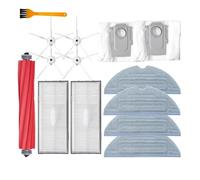 For S7 MaxV/Plus/Ultra G10S / G10S Pro Vacuum Cleaner Hepa Filter Dust Bags Side/Main Brush Cover Rags Parts (Color : Set22)