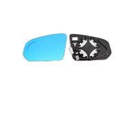 For S90 2017 2018 2019-2023 Car Rearview Mirrors Glass Outside Door Side Mirror Blue Lens With Heating Blind Spot Warning Car Rearview Mirror Glass(2PCS left and right)