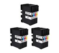 For SA-GRASS SG500 SG1000 Sublimation Ink Cartridge With Chip Plug And Play Compatible for Ri-oh(3SET(12PC))