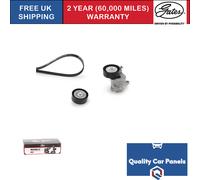 For Saab 45540 2010-2012 2.0 Gates V Ribbed Belt Set K036PK1903