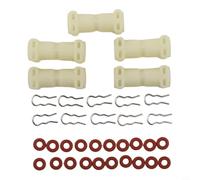 For Saeco Water Tube Connector Kit for Fully Automatic Coffee Machines | I-Shape Thermoblock Hose Fitting with Seals and Clamps | Complete Replacement Parts Set