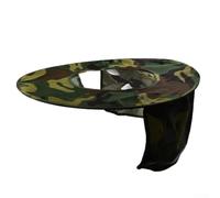 for Safety Hat Neck Shield High Reflective Strip for Safety Hat(Green Camouflage)