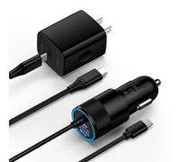 for Samsung Charger Fast Phone Charger for Galaxy A17 A16 5G A36 A56 A26 S25 Ultra Plus A35 S24 FE, 48W Fast Samsung Car Charger with 3FT Type C Cable,20W USBC Wall Charging Block USB C to C Cable 6FT