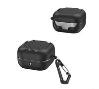 For Samsung For Buds 4 Pro For Buds 4 Specific Protective Cover with Front LED Charging Indicator and Matte Carbon Finish (deep gray)