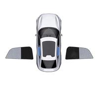 For Samsung For QM3 For J87 2013 2014 2015 2016 2017 2018 2019 Car Coverage Sunshades Pad Window Visor Sun Shade Front Window Sunshades(Silver Black 2PCS A)
