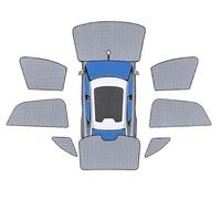 For Samsung For QM3 For J87 2013 2014 2015 2016 2017 2018 2019 Car Coverage Sunshades Pad Window Visor Sun Shade Front Window Sunshades(Silver 8PCS)
