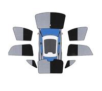 For Samsung For QM3 For J87 2013 2014 2015 2016 2017 2018 2019 Car Coverage Sunshades Pad Window Visor Sun Shade Front Window Sunshades(Silver Black 8PCS)