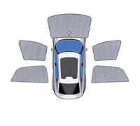 For Samsung For QM3 For J87 2013 2014 2015 2016 2017 2018 2019 Car Coverage Sunshades Pad Window Visor Sun Shade Front Window Sunshades(Silver 5PCS A)