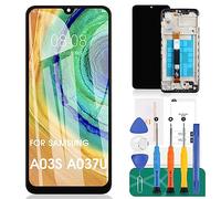 For Samsung Galaxy A03s Screen Replacement For Galaxy A03s LCD Display For Samsung A03s Touch Screen A037U Digitizer Assembly With Frame Black(Not Fit for A037A A037W A037G A037F A037M)
