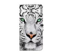 for Samsung Galaxy A05S Case, Premium Flip Shockproof PU Leather Shock-Absorption Folio Notebook Phone Cases with Card Slots Kickstand Magnetic Closure Protection Wallet Skin, Tiger face