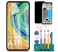 For Samsung Galaxy A11 Screen Replacement For Samsung Galaxy M11 LCD Display For Samsung A115F A115M Touch Screen Digitizer Assembly Repair Kits With Frame(157.5mm Smaller Size)