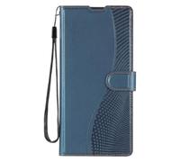 for Samsung Galaxy A13 Case, Flip Wallet Magnetic Closure Protective Slim Leather Phone Case with Card Slot, Wrist Strap, Stand Function Shockproof Cover for Samsung Galaxy A13,blue
