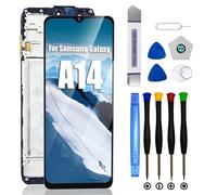for Samsung Galaxy A14 5G Screen Replacement Kit with Frame 6.6 Inch LCD Display Digitizer Assembly for Samsung A32 Screen Replacement (Model A14 A146U S146DL A146A A146W) with Repair Tools