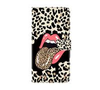 for Samsung Galaxy A14 Case, 3D Shockproof Premium PU Leather Notebook Wallet Phone Cases with Magnetic Kickstand Card Holders Bumper Flip Protective Cover for Samsung Galaxy A14,leopard