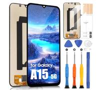 for Samsung Galaxy A15 4G / 5G LCD Screen for Galaxy A15 4G / 5G SM-A155 SM-A156 Replacement Touch Screen Assembly with Repair Kit, TFT, Black
