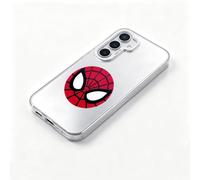 for Samsung Galaxy A16/A17 Phone Case for Spider-Man Fans, Silver-Plated