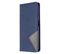 for Samsung Galaxy A16 Case, Shockproof Premium PU Leather Shock-Absorption Notebook Wallet Phone Cases with Magnetic Kickstand Card Holders Bumper Flip Protective Cover for Samsung Galaxy A16 blue