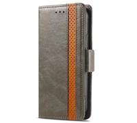 for Samsung Galaxy A16 Case, Shockproof PU Leather Book Stylish Cover Case with Magnetic Closure Flip Folio Wallet Stand View Cover Pouch Card Holder Phone Case for Samsung Galaxy A16 gray