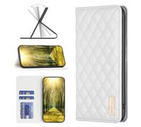 for Samsung Galaxy A16 Case, Women Shock-Absorption Luxury PU Leather Notebook Phone Cases with Kickstand Inner Magnetic Card Holder Shockproof Flip Protective Cover for Samsung Galaxy A16 white