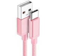 For Samsung Galaxy A17/A16/A15/A14/A13/A12/A26/A36/A56/A25/A24/A23/A35/A34/A33/A32/A55/A54/ A53/ A52s/A52/A51/A50/A72 Charger Cable USB A to USB C Cable 60W Type C Fast Charger Cable (Rosepink, 1m)
