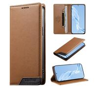 for Samsung Galaxy A26/A16/A17 Wallet Case with RFID Blocking PU Leather, Flip Folio Book Covers, Magnetic Credit Card Holder Protective Shockproof Phone Case for Samsung Galaxy A26/A16/A17,brown