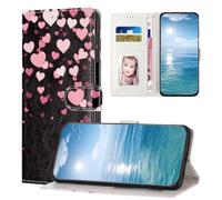 for Samsung Galaxy A26/A17 Case, PU Leather Wallet, Magnetic Flip Folio Cover with Wrist Strap, Card Holders, Shockproof TPU, and Kickstand for Samsung Galaxy A26/A17,love