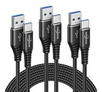 For Samsung Galaxy A50 A51 A20 A20E A71 A81 A91 A70 A80 Charger Charging Cable,USB Type C Charging Lead For Motorola Moto G7 G8 Play Power,Google Pixel,Nintendo Switch[3Pack,1M+2M+2M]