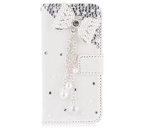 for Samsung Galaxy A52 5G/4G/ A52S Case, 3D Handmade Bling Sparkly Diamonds Gems Shockproof PU Leather Flip Folio Phone Cases with Magnetic Card Holders Stand Protective Cover for Samsung Galaxy A52