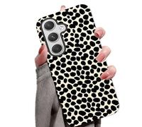 for Samsung Galaxy A52/A52S 5G Case Cute Leopard Phone Case Luxury Trendy Retro Cheetah Print Design, Aesthetic Pattern Y2k Cover, Shockproof 2-in-1 Double Layer Protective Cover for Women Girls, bw21
