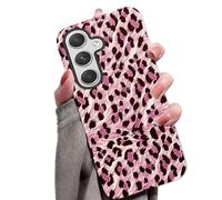 for Samsung Galaxy A52/A52S 5G Case Cute Leopard Phone Case Luxury Trendy Retro Cheetah Print Design, Aesthetic Pattern Y2k Cover, Shockproof 2-in-1 Double Layer Protective Cover for Women Girls, BW03