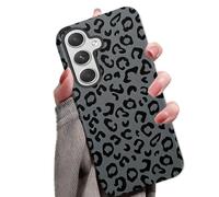 for Samsung Galaxy A52/A52S 5G Case Cute Leopard Phone Case Luxury Trendy Retro Cheetah Print Design, Aesthetic Pattern Y2k Cover, Shockproof 2-in-1 Double Layer Protective Cover for Women Girls, bw09