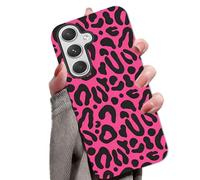for Samsung Galaxy A52/A52S 5G Case Cute Leopard Phone Case Luxury Trendy Retro Cheetah Print Design, Aesthetic Pattern Y2k Cover, Shockproof 2-in-1 Double Layer Protective Cover for Women Girls, bw19