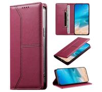 For Samsung Galaxy A54 5G Case, Premium PU Leather Flip Stand Wallet Case for Samsung Galaxy A54 5G, Heavy Duty Shockproof Cover with Card Slots & Kickstand -rose red