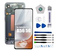 for Samsung Galaxy A56 5G Screen Replacement SM-A566B, A566B/DS, A566E | Complete LCD Display Screen Digitizer with frame, comes with repair tool