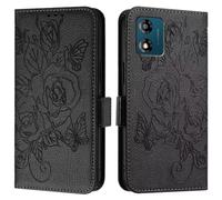 for Samsung Galaxy A70/A70S Phone Case, Embossed Flower Premium PU Leather Shock-Absorption Flip Wallet Notebook Case with Kickstand Card Holders Magnetic Protective Cover for Samsung Galaxy A70/A70S,
