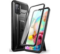 SUPCASE Mobile Phone Case for Samsung Galaxy A71 (6.7 Inch), 360 Degree Outdoor Protective Bumper Cover [Unicorn Beetle Pro] with built-in Screen Protector / Belt Clip / Stand, Black