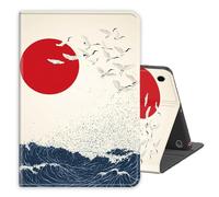 for Samsung Galaxy A9 Plus Tablet Case 11''PU Leather Folio Sturdy Cover Full-Auto Wake/Sleep Swan for Galaxy Tab A9 Plus Case 2024 Model:SM-X210/X216/X218