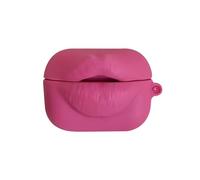 for Samsung Galaxy Bud 3 Pro Case/Buds3/Buds 3 FE, Creative Fashionable Novelty Pink Lips Silicone Shockproof Protective Cover Headphone Earphone EarPods Case Accessories -Rose Lips