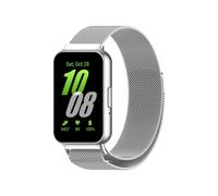For Samsung Galaxy Fit 3 Milanese Metal Steel Mesh Watch Band(Silver)