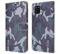 For Samsung Galaxy Note 10 Lite (6.7") Leather Phone Case, Magnetic Closure Full Protection Book Wallet Cover [Card Slots] and [Kickstand] For Samsung Note 10 Lite (SM-N770F) & A81 - Camouflage