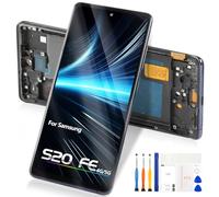 for Samsung Galaxy S20 FE 4G / 5G LCD Display - for Galaxy S20 FE 5G LCD Screen SM-G780 G781 Touch Screen Digitizer Glass Sensor Assembly Kits (Black with Frame)