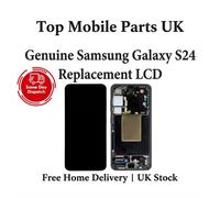 For Samsung Galaxy S24 Genuine Service Pack LCD Display TouchScreen Frame UK LCD