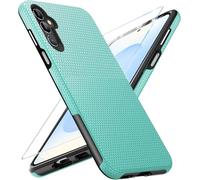 for Samsung Galaxy S25 Case with Screen Protector, Military Grade Protection S25 Protective Case Rugged PC Hard Silcone Shockproof Cover for Samsung S25 5G Phone Case (Mint Green)