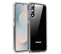 for Samsung Galaxy S25-Edge Case: Clear Military Grade Drop Protection Anti Yellowing Cell Phone Cover Shockproof Protective Transparent Phonecase