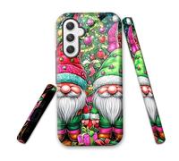 for Samsung Galaxy S25 FE Case 6.7'' Hybrid 2-Layer Shockproof Hard Shell|Scratch Resistant Cover | Cute Christmas Gnomes Stylish Protective Men & Women Phone Case for S25 FE