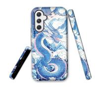 for Samsung Galaxy S25 FE Case 6.7''Hybrid 2-Layer Shockproof Hard Shell |Scratch Resistant Cover |Anime Dragon Tylish Protective Phone Case for Men & Women