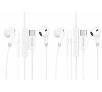 For Samsung Galaxy S25 FE S24 FE A17 A16 A35 A55 A36 A56 A25 A15 A15 5g Earphones, USB C Headphones, In Ear Type C Earphone with Mic & Volume Control, Hi-Fi Stereo Wired Earbuds (2 Pack)